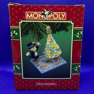 ENESCO Treasury Merry Monopoly Christmas Ornament 1995